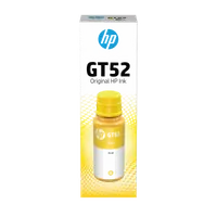 HP Bouteille d'encre jaune GT52 authentique