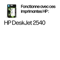 HP 301 pack de 2 cartouches d'encre noir/trois couleurs authentiques - 3