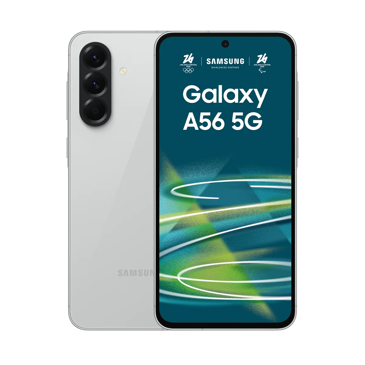 Samsung Galaxy A56 5G 17 cm (6.7") Double SIM Android 15 USB Type-C 8 Go 128 Go 5000 mAh Gris clair