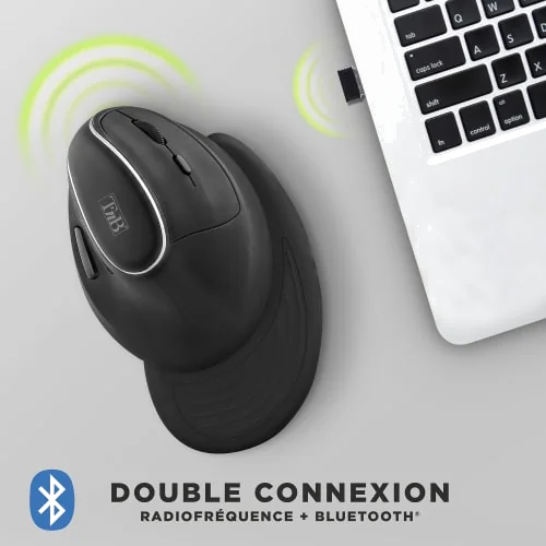 Souris Sans Fil T'nB Amazonia Exclusiv - Double Connexion Bluetooth/USB-A, Rechargeable