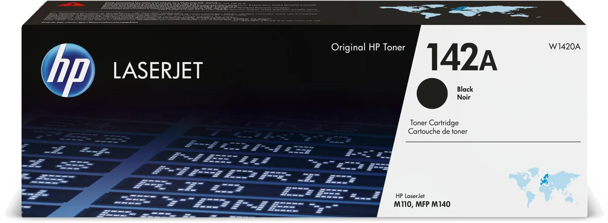 HP Cartouche de toner noir LaserJet authentique 142A