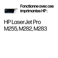 HP Toner noire LaserJet 207X authentique grande capacité - 2