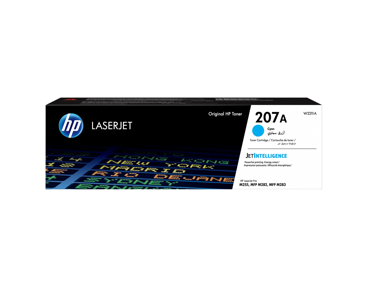HP Toner cyan LaserJet 207A authentique