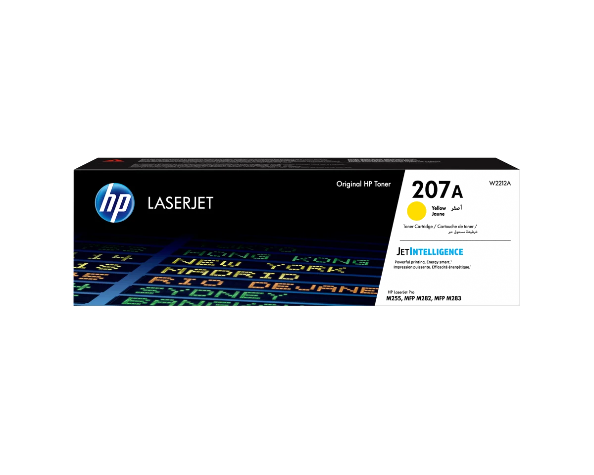 HP Toner jaune LaserJet 207A authentique