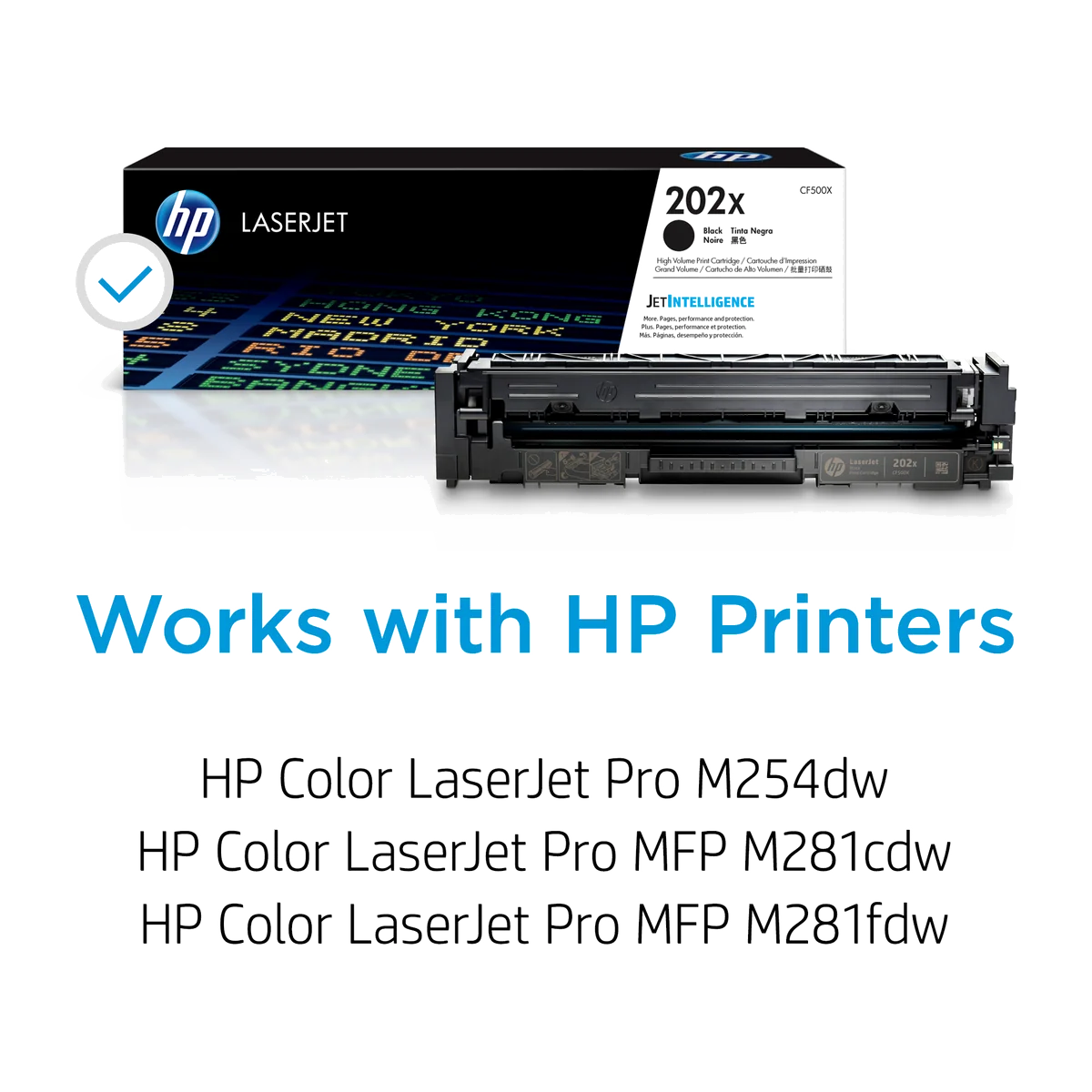 Cartouche de Toner Noir Haute Capacité HP 222X (W2220X) - 3200 Pages