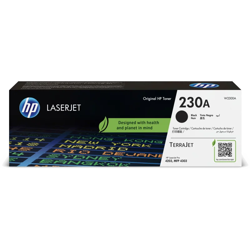 Cartouche de Toner Noir HP 230A Original LaserJet (W2300A) - 2000 Pages