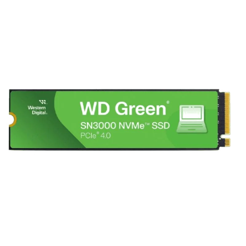 SSD Interne WD Green SN3000 1To NVMe PCIe 4.0 M.2 2280