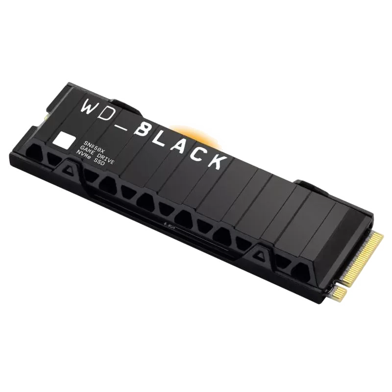 SSD NVMe PCIe 4.0 WD Black SN850X 2 To avec Dissipateur Thermique