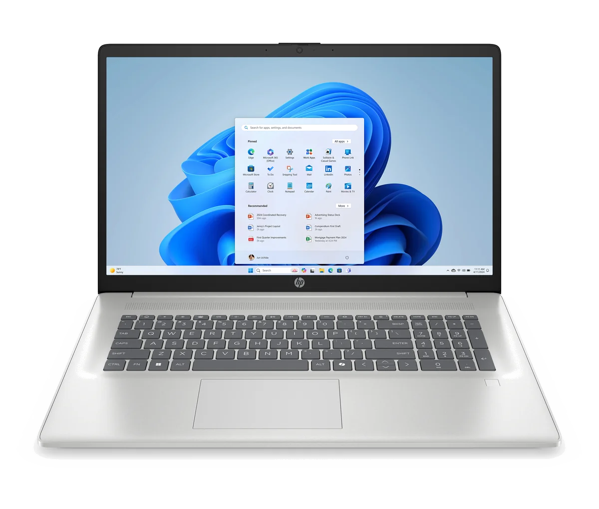 Ordinateur portable HP 17-cp2015nf (17,3")