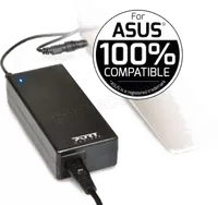 Chargeur universel Port Designs compatible Asus 90W - 5 embouts