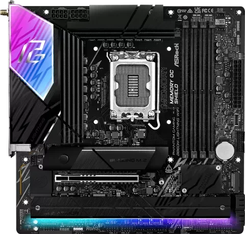 Carte Mère ASRock Phantom Gaming B860M Lightning WiFi (Intel LGA 1851) Micro ATX