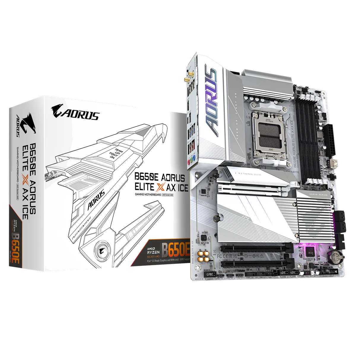 Carte Mère Gigabyte B650E Aorus Elite X Ice (AM5)