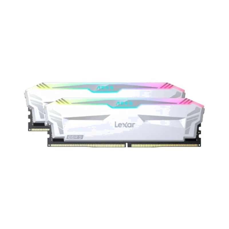 Kit Barrettes mémoire 32Go (2x16Go) DIMM DDR5 Lexar Ares 2nd Gen RGB 6400MHz C30 (Noir)