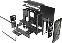 Boitier Grand Tour E-ATX Antec Flux Pro avec panneau vitré (Noir/Marron) - 3