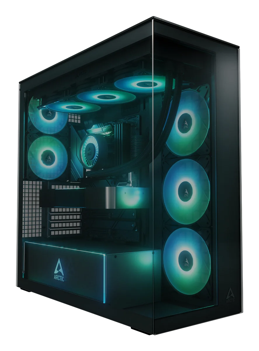 Boitier Grand-Tour E-ATX Arctic Xtender Tinted RGB avec panneaux vitrés (Noir)