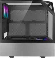 Boitier Cube E-ATX Sanctum RGB avec panneaux vitrés (Noir/Gris) - 2