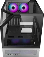 Boitier Cube E-ATX Sanctum RGB avec panneaux vitrés (Noir/Gris) - 3