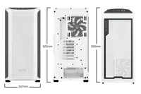Boitier Grand Tour E-ATX be quiet! Shadow Base 800 DX avec panneau vitré (Blanc) - 2