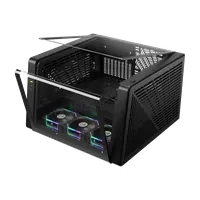 Boitier Grand Tour E-ATX Gamdias Neso P1 Pro avec panneaux vitrés (Noir) - 2