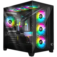 Boitier Grand Tour E-ATX Gamemax Leader 2 RGB avec panneau vitré (noir) - 2