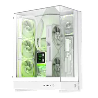 Boitier Grand Tour E-ATX Gamemax Leader 2 RGB avec panneau vitré (Blanc) - 2
