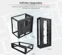 Boitier Grand Tour E-ATX InWin ModFree Base avec panneau vitré (Noir) - 2