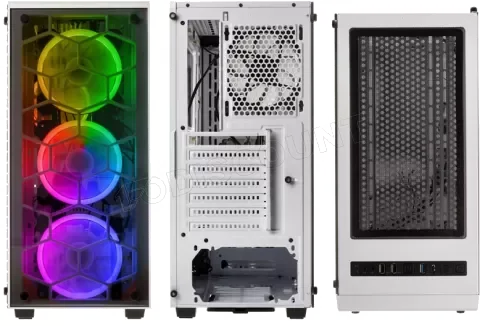 Boitier Grand-Tour ATX Kolink Observatory RGB avec panneaux vitrés (Blanc)