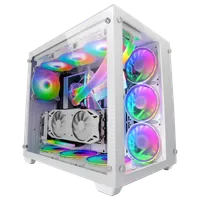 Boitier Grand Tour E-ATX Mars Gaming MCV3 avec panneaux vitrés (Blanc)