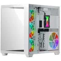 Boitier Grand Tour E-ATX Mars Gaming MCV4 avec panneaux vitrés (Blanc) - 2