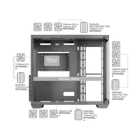 Boitier Grand Tour E-ATX Mars Gaming MCV4 avec panneaux vitrés (Blanc) - 6