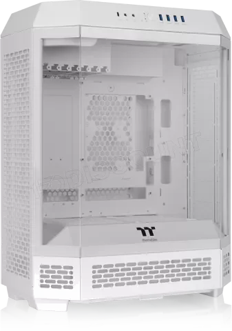 Boitier Moyen Tour E-ATX Thermaltake Centralized Thermal Efficiency E600 MX avec panneaux vitrés (Blanc)