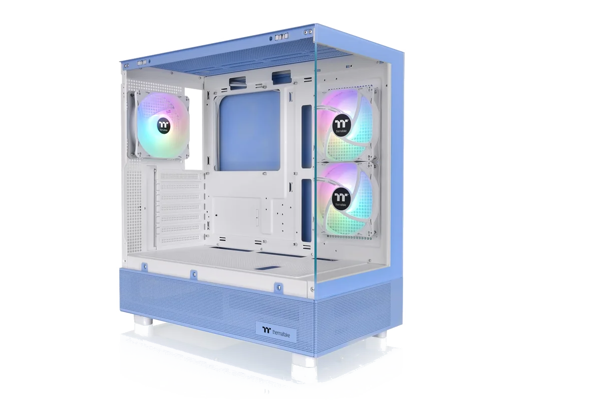 Boitier Moyen Tour E-ATX Thermaltake Centralized Thermal Efficiency E600 MX avec panneaux vitrés (Bleu)