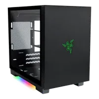 Boitier Mini Tour Mini ITX Razer Tomahawk M1 RGB avec panneau vitré (Noir) - 1