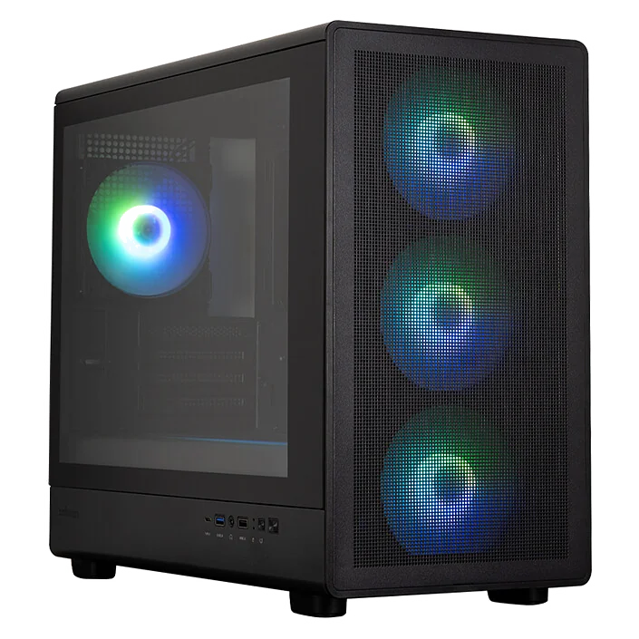 Boitier Mini Tour Mini ITX Zalman M5  avec panneau vitré (Noir)