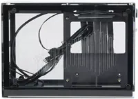 Boitier Mini Tour Mini ITX Zalman M2 Mini avec panneaux vitrés (Argent) - 1