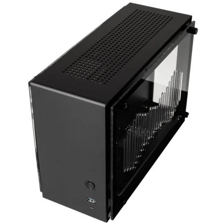 Boitier Mini Tour Mini ITX Zalman M2 Mini avec panneaux vitrés (Gris)