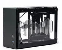 Boitier Mini Tour Mini ITX Zalman M2 Mini avec panneaux vitrés (Gris) - 3