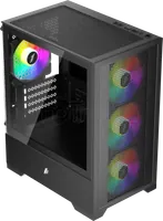 Boitier Mini Tour Micro ATX 1stPlayer Go2 RGB avec panneau vitré (Blanc)