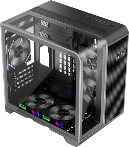 Boitier Mini Tour Micro ATX 1stPlayer VT5 RGB avec panneau vitré (Noir)