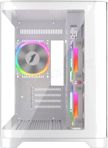 Boitier Mini Tour Micro ATX 1stPlayer AU6 ARGB avec panneaux vitrés (Noir)