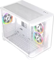 Boitier Mini Tour Micro ATX 1stPlayer UView 5 RGB avec panneaux vitrés (Noir)