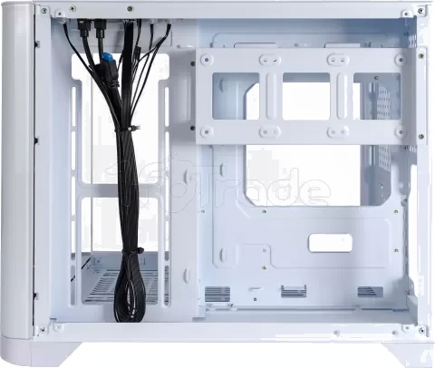 Boitier Mini Tour Micro ATX 1stPlayer AU6 ARGB avec panneaux vitrés (Blanc)