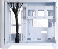Boitier Mini Tour Micro ATX 1stPlayer UView 5 RGB avec panneaux vitrés (Blanc) - 4