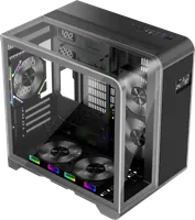 Boitier Mini Tour Micro ATX 1stPlayer RT5 RGB avec panneaux vitrés (Noir) - 3