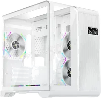 Boitier Mini Tour Micro ATX 1stPlayer RT5 RGB avec panneaux vitrés (Blanc) - 3
