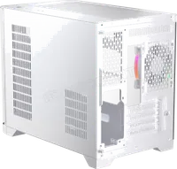 Boitier Mini Tour Micro ATX 1stPlayer UView 6 RGB avec panneaux vitrés (Blanc)