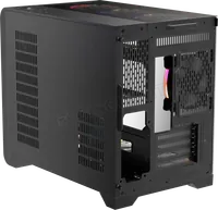 Boitier Mini Tour Micro ATX 1stPlayer VT7 RGB avec panneau vitré (Noir) - 1