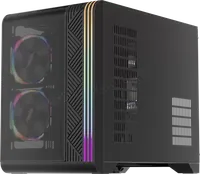 Boitier Mini Tour Micro ATX 1stPlayer VT7 RGB avec panneau vitré (Noir) - 3