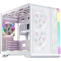 Boitier Mini Tour Micro ATX 1stPlayer VT7 RGB avec panneau vitré (Blanc) - 1