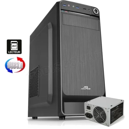 Boitier Mini Tour Micro ATX Advance Impulse (Noir)